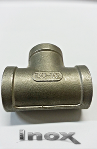 TEE INOX 316 1/2" P/E 90°