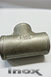 TEE INOX 316 1" P/E 90°