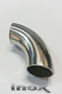 CURVA INOX 304 1.1/2" P/E 90°
